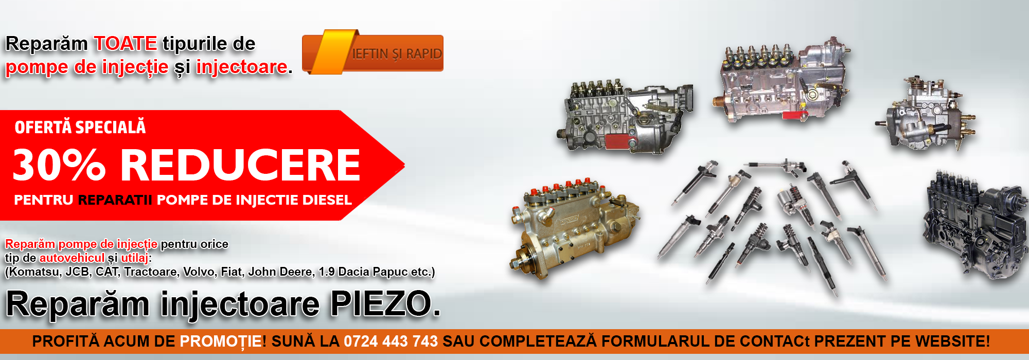 reparatii pompe injectie si injectoare